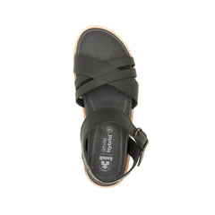 Kamik The Sadie Sandal - Leather Working Group leather Black Shoes