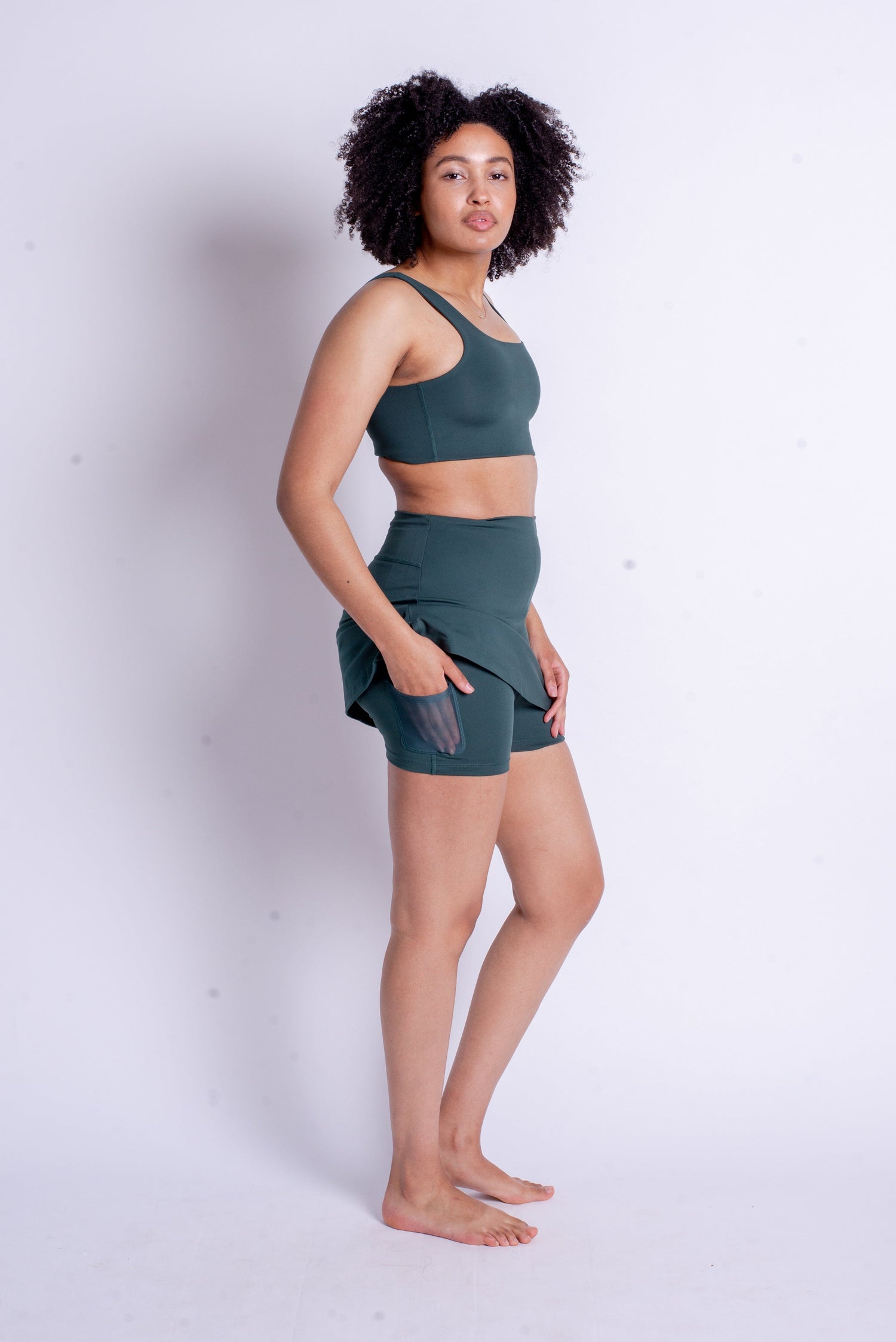 Girlfriend Collective - The Skort High-Rise - Made from Recycled Plastic Bottles - Weekendbee - sustainable sportswear