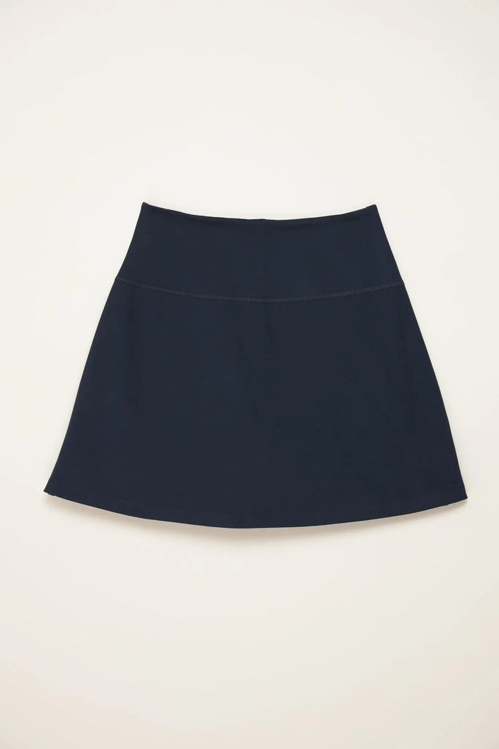Girlfriend Collective The Skort High-Rise - Made from Recycled Plastic Bottles Moss Skirt