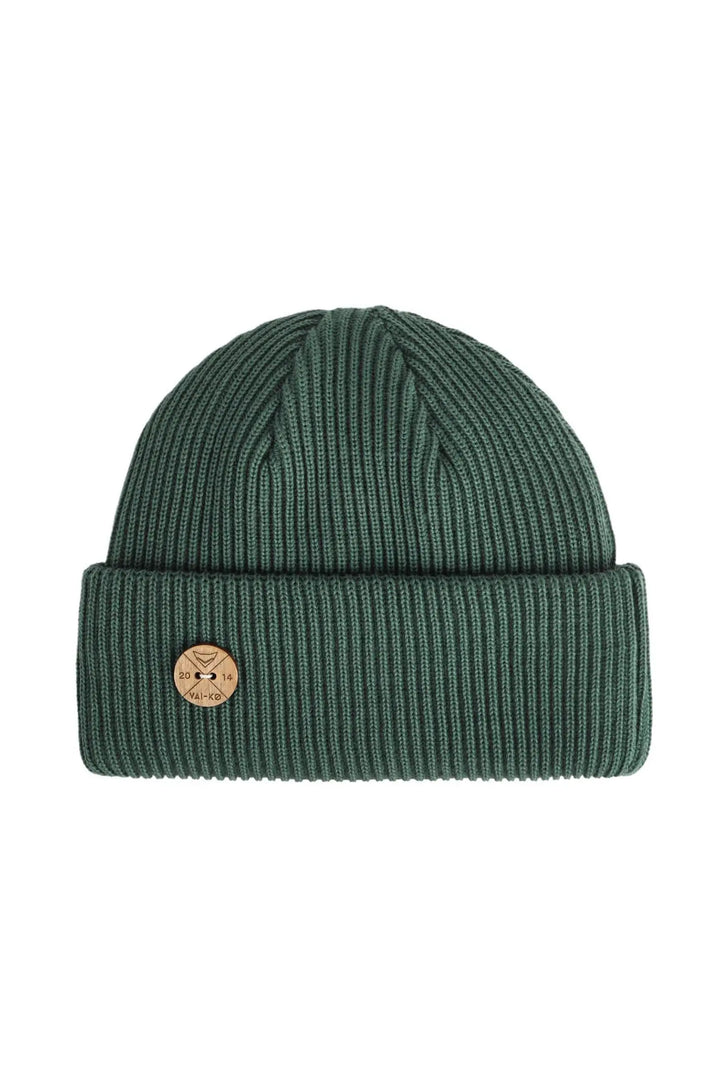 Timberjack Beanie - 100% Organic Merino Wool Headwear VAI-KØ Pine Green