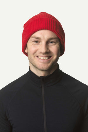 Houdini Top Hat - Merino Wool Forties Red One Size