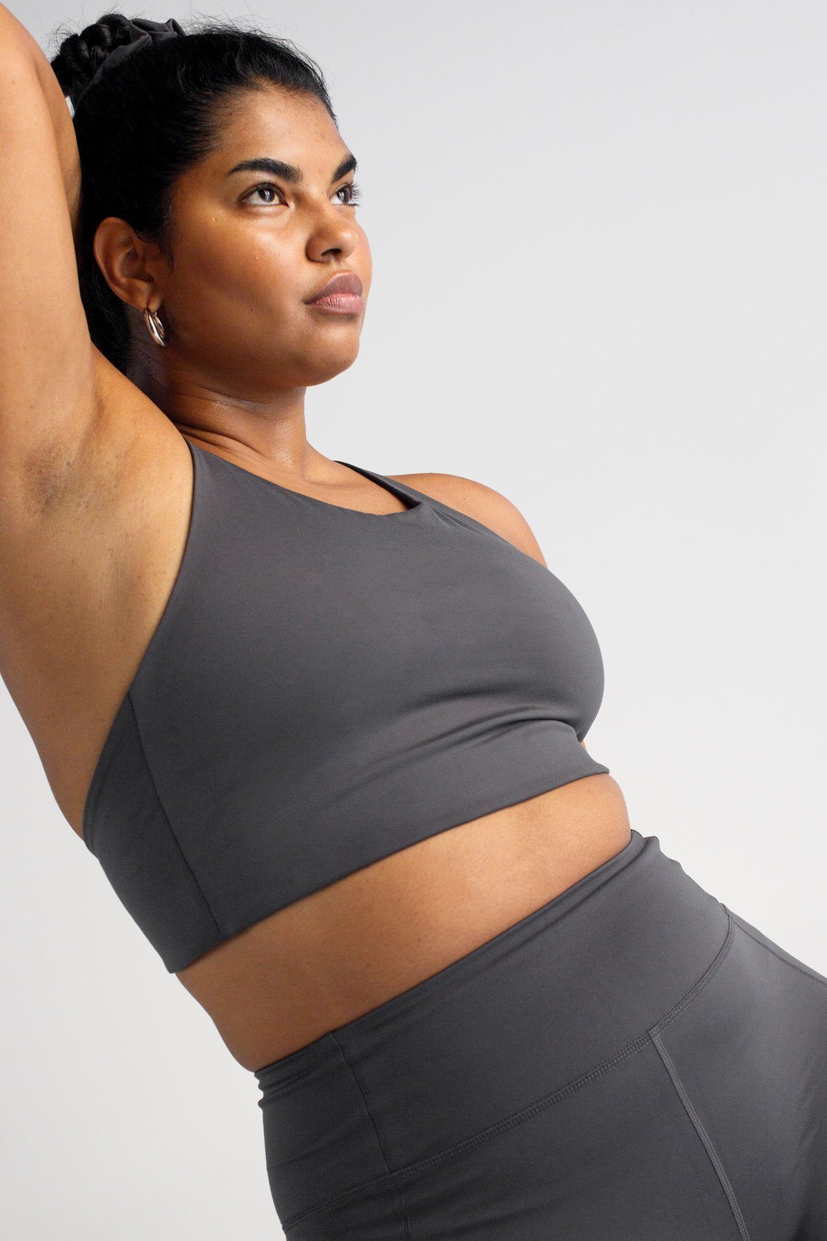 Girlfriend Collective Topanga sports Bra - Made from recycled plastic bottles Moon Underwear