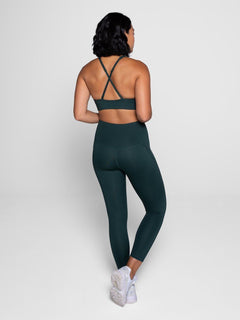 Girlfriend Collective Topanga sports Bra - Made from recycled plastic bottles Moss Underwear