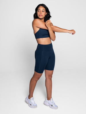 Girlfriend Collective Topanga sports Bra - Made from recycled plastic bottles Midnight