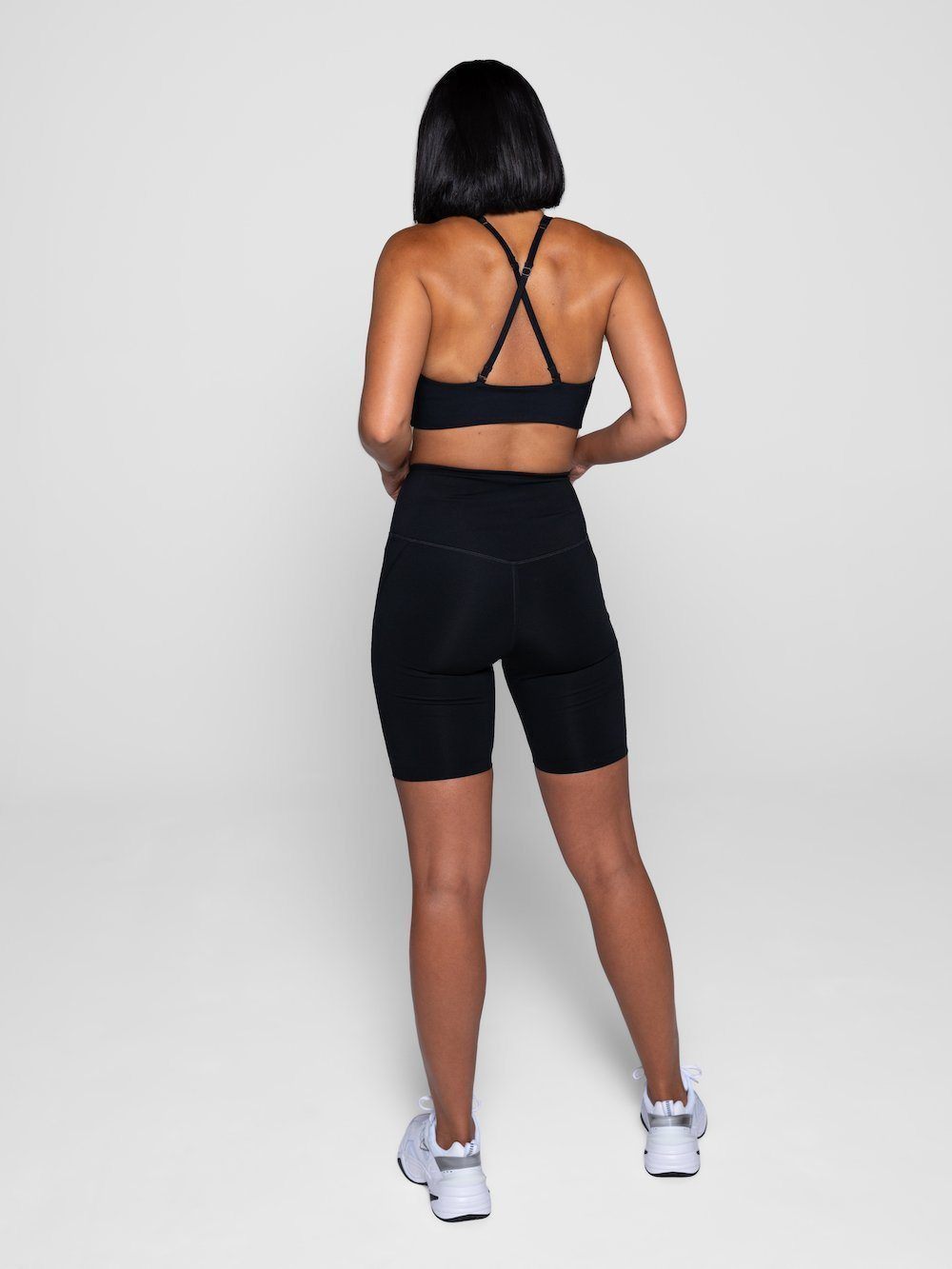 Girlfriend Collective Topanga sports Bra - Made from recycled plastic bottles Black Underwear