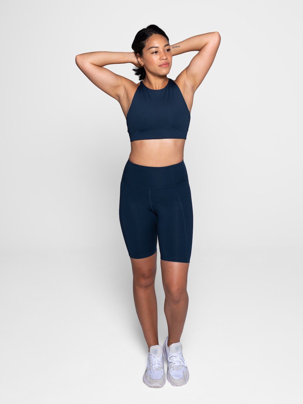 Girlfriend Collective Topanga sports Bra - Made from recycled plastic bottles Midnight Underwear