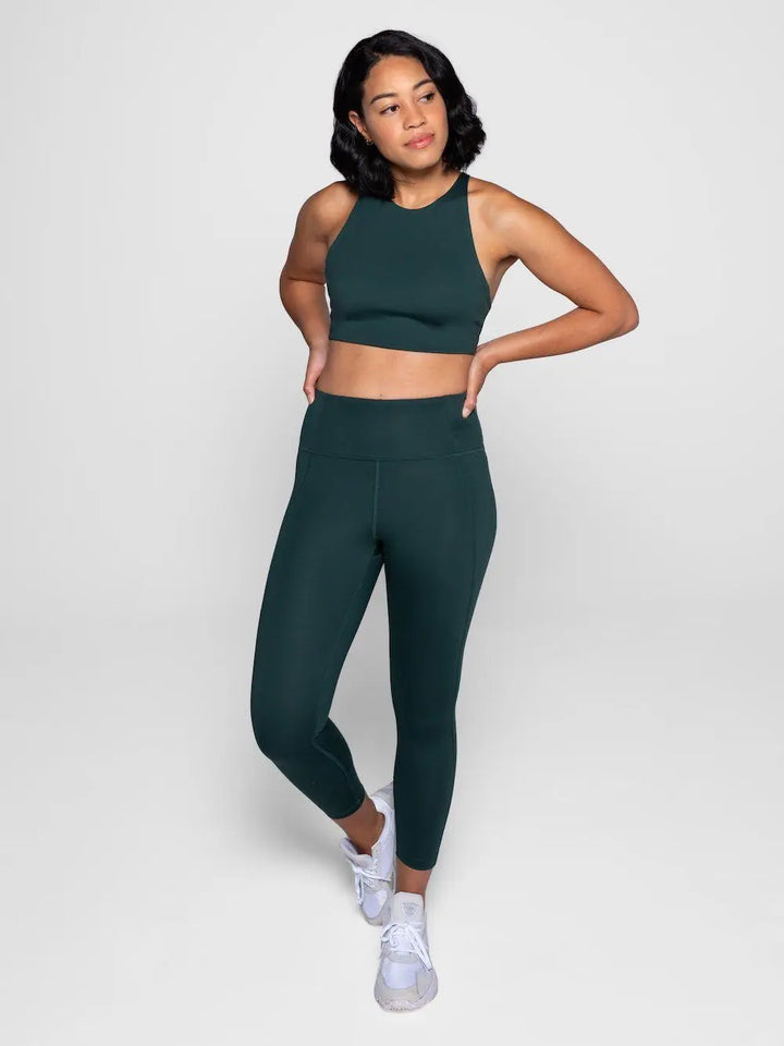 Topanga sports Bra - Made from recycled plastic bottles Underwear Girlfriend Collective Moss XS