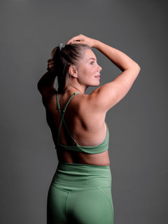 Girlfriend Collective Topanga sports Bra - Made from recycled plastic bottles Mantis Underwear