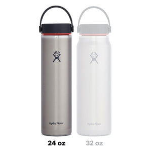 Hydro Flask Trail Series Wide Mouth Lightweight 0,71l/24oz - Stainless Steel BPA-Free Obsidian 24 oz / 710 ml