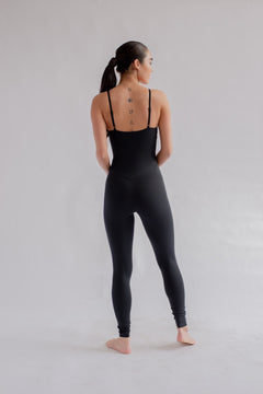 Girlfriend Collective Training & Yoga Unitard - Made from recycled plastic bottles Black Onepieces