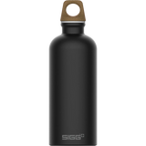 SIGG Traveller MyPlanet Bottle - 100% Recycled Aluminum Black Cutlery