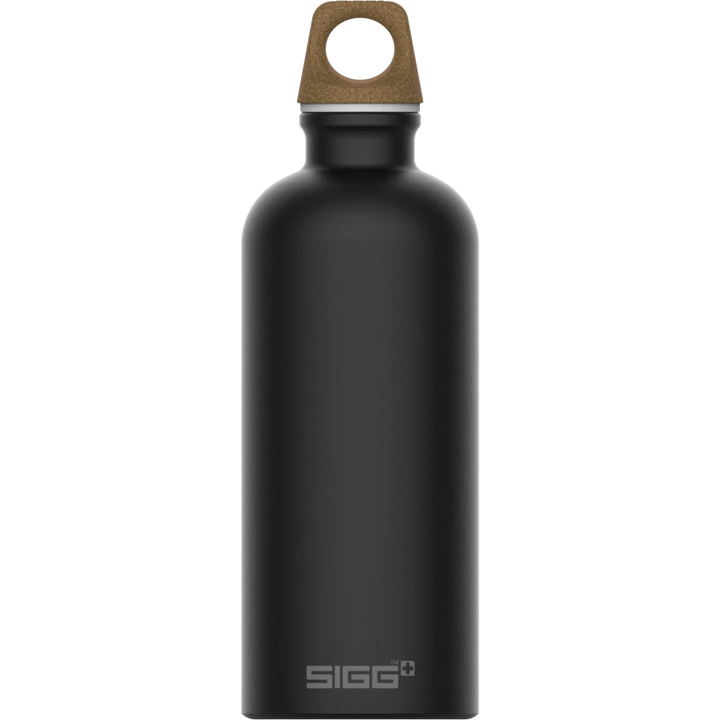 Traveller MyPlanet Bottle - 100% Recycled Aluminum Cutlery SIGG Black 0.6l