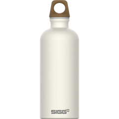 SIGG Traveller MyPlanet Bottle - 100% Recycled Aluminum Ecru 0.6l Cutlery