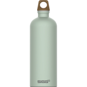 SIGG Traveller MyPlanet Bottle - 100% Recycled Aluminum Natural Green 0.6l