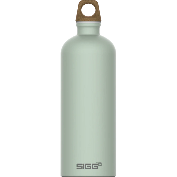 Traveller MyPlanet Bottle - 100% Recycled Aluminum Cutlery SIGG Natural Green 0.6l