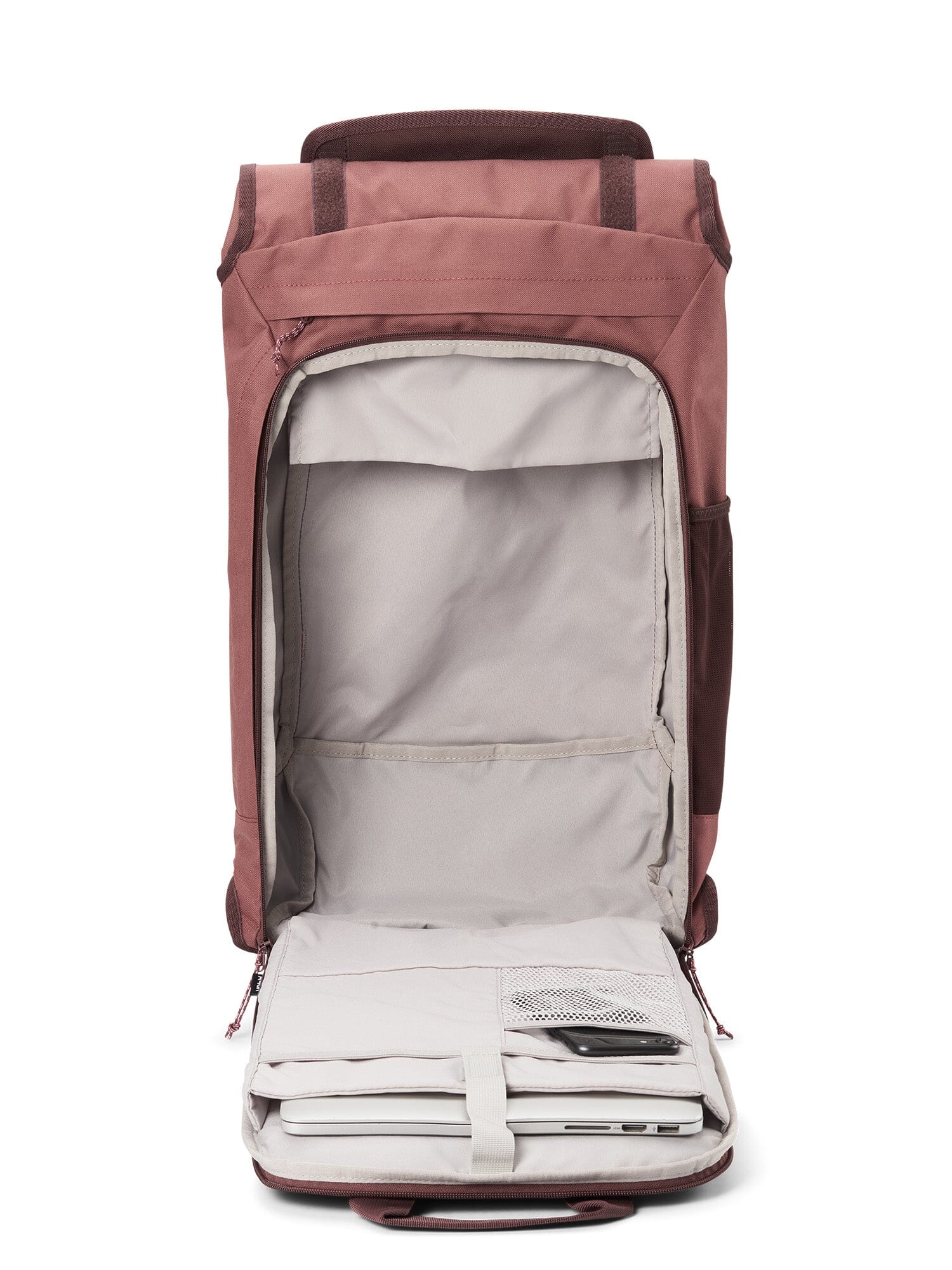 Aevor Trip Pack Backpack - Made from recycled PET-bottles Raw Ruby Bags