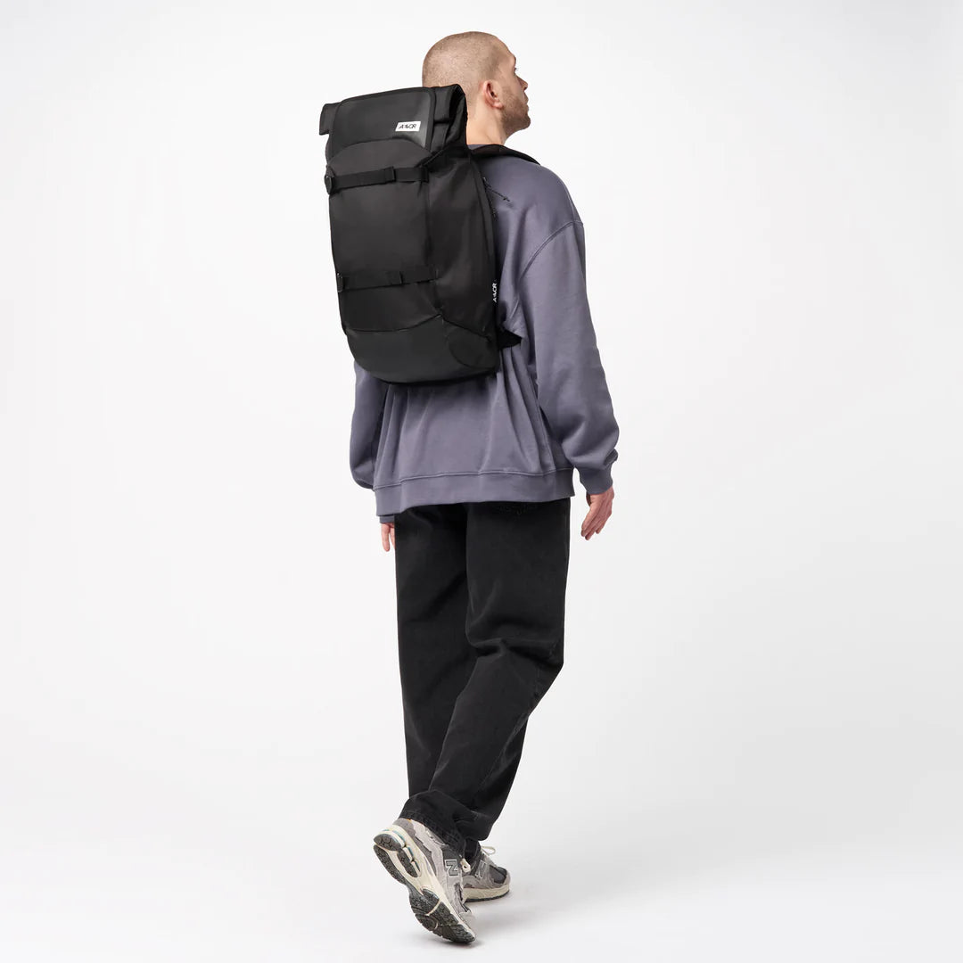 Aevor Trip Pack Proof backpack - Waterproof bag made from recycled PET-bottles Black Bags
