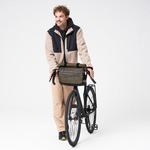 Aevor Triple Bike Bag Proof - 100% Recycled PET Olive Gold