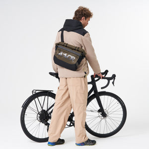 Aevor Triple Bike Bag Proof - 100% Recycled PET Olive Gold