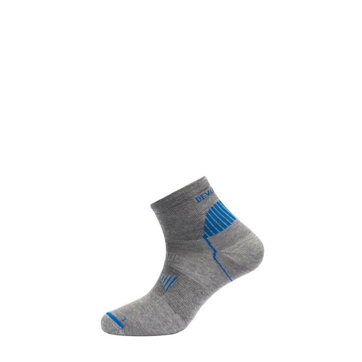 Devold Unisex Energy Ankle Sock - Merino Wool Grey Melange Socks