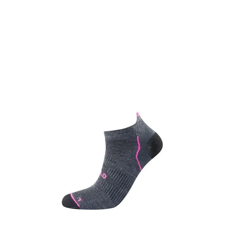 Unisex Energy Low Sock - Merino Wool Socks Devold Dark Grey / Pink 35-37