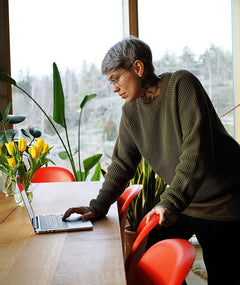 Pure Waste Unisex Fisherman Sweater - Recycled Cotton & Recycled Polyester Khaki Green Shirt