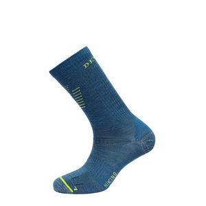 Devold Unisex Hiking Light Sock - Merino Wool Skydiver / Yellow