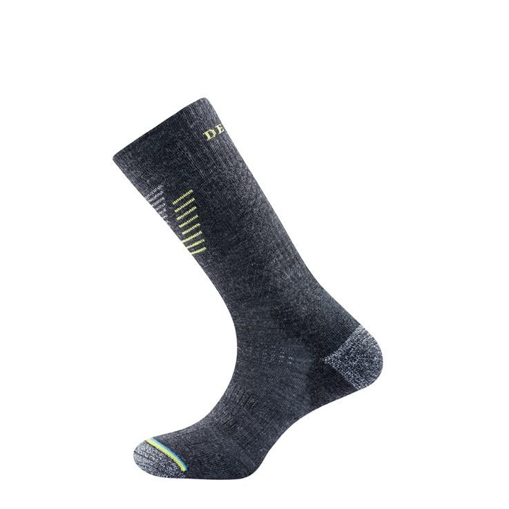 Devold Unisex Hiking Medium Sock - Merino Wool Dark Grey Socks