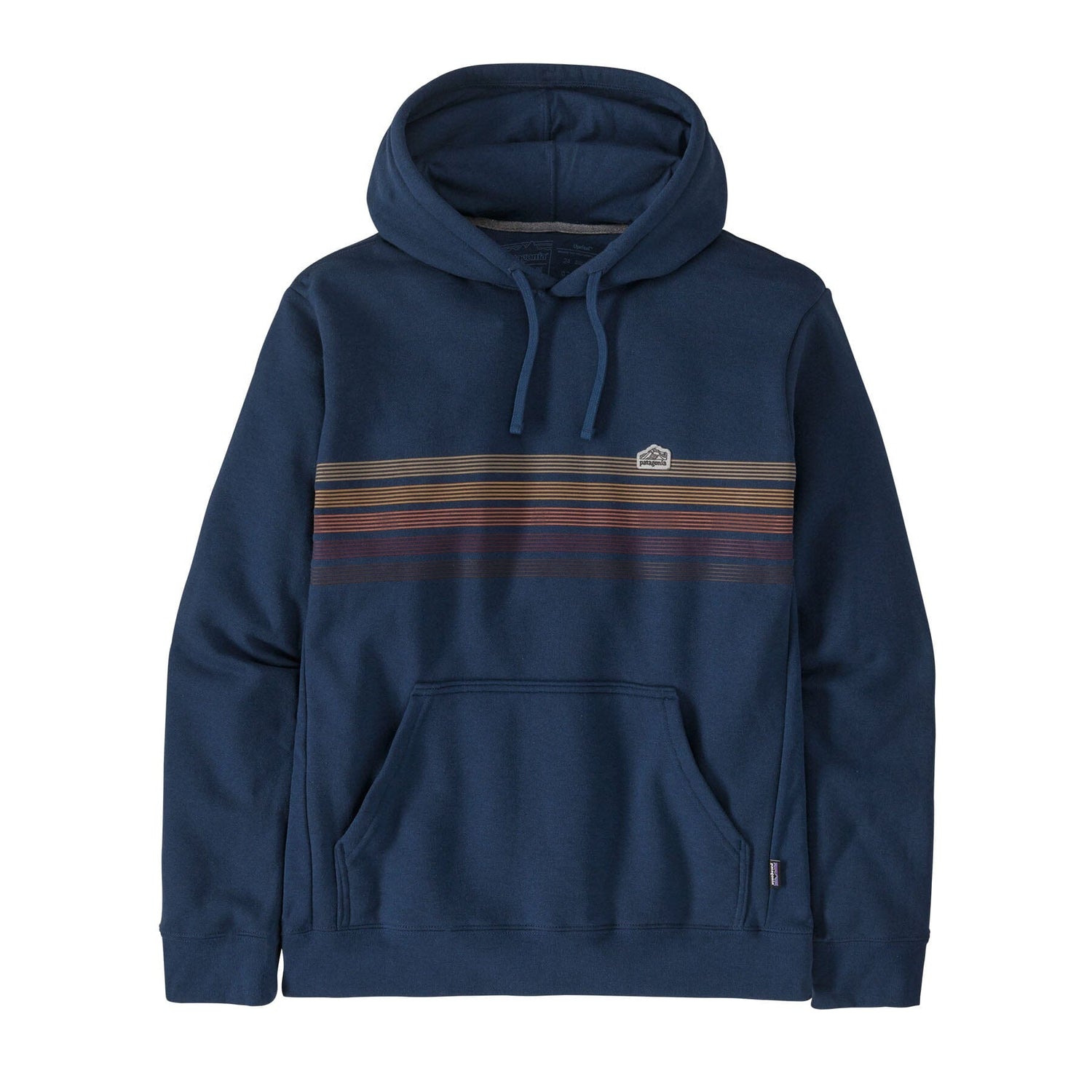 Patagonia - Unisex Line Logo Ridge Stripe Uprisal Hoody - Recycled Polyester & Recycled Cotton - Weekendbee - sustainable sportswear