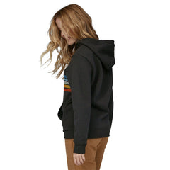 Patagonia - Unisex Line Logo Ridge Stripe Uprisal Hoody - Recycled Polyester & Recycled Cotton - Weekendbee - sustainable sportswear