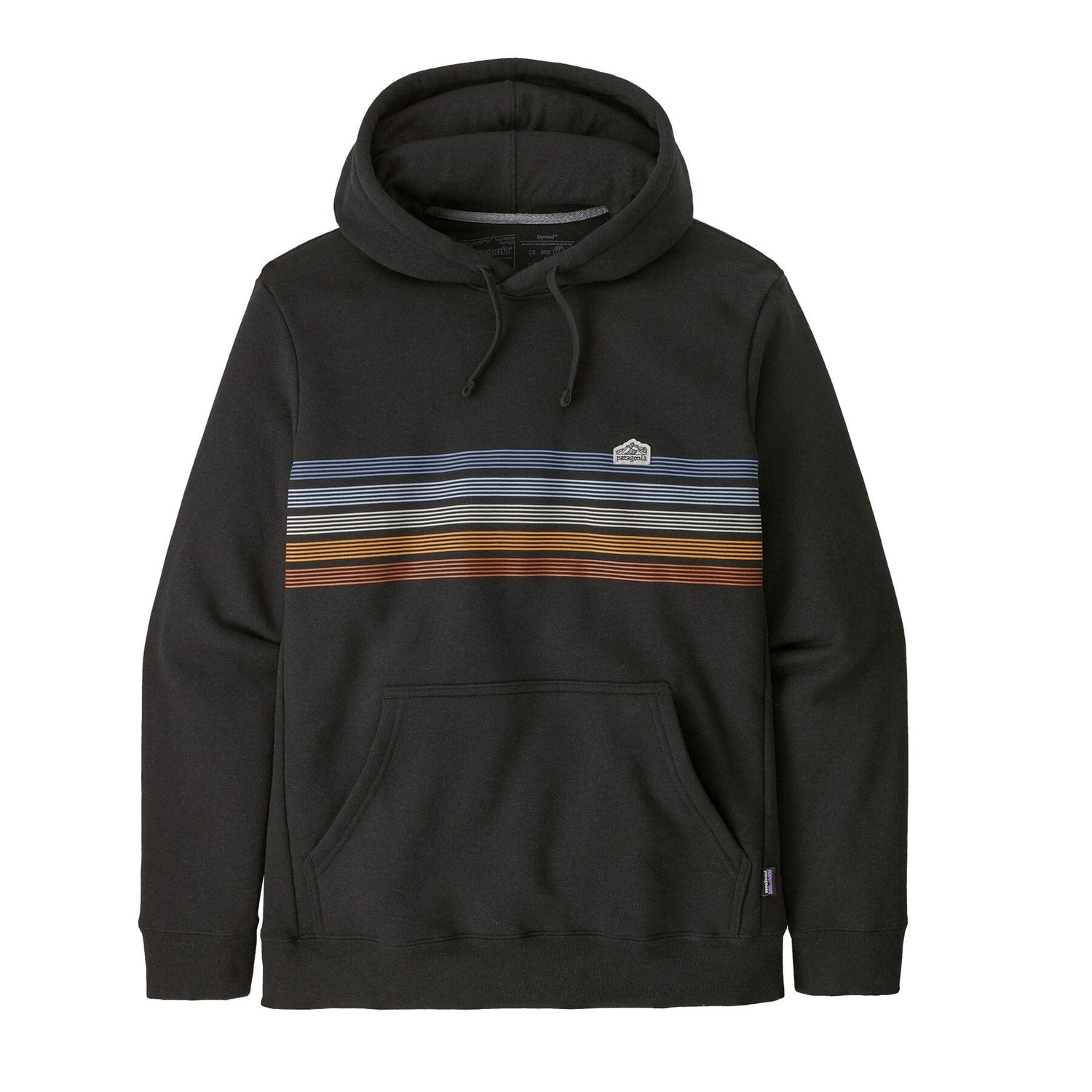 Patagonia - Unisex Line Logo Ridge Stripe Uprisal Hoody - Recycled Polyester & Recycled Cotton - Weekendbee - sustainable sportswear