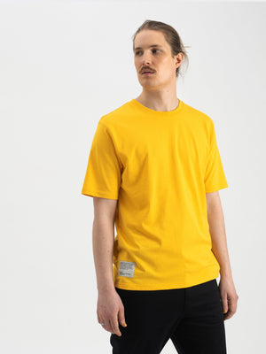 Pure Waste Unisex Loose Fit T-shirt - Recycled Cotton & Recycled Polyester Yellow