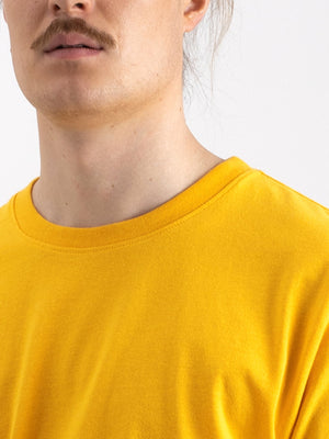 Pure Waste Unisex Loose Fit T-shirt - Recycled Cotton & Recycled Polyester Yellow