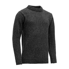 Devold Unisex Nansen Crew Neck Sweater - Made From Pure New Wool Anthracite Shirt