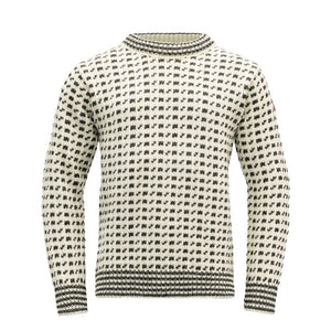 Devold Unisex Original Islender Sweater - 100% Wool Offwhite / Anthracite