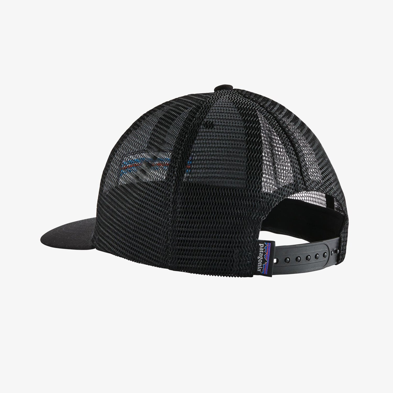 Patagonia Unisex P-6 Logo Trucker Hat - Organic Cotton Black Headwear