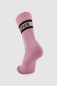 Mons Royale Unisex Signature Crew Sock - Merino Wool Black Candy Socks