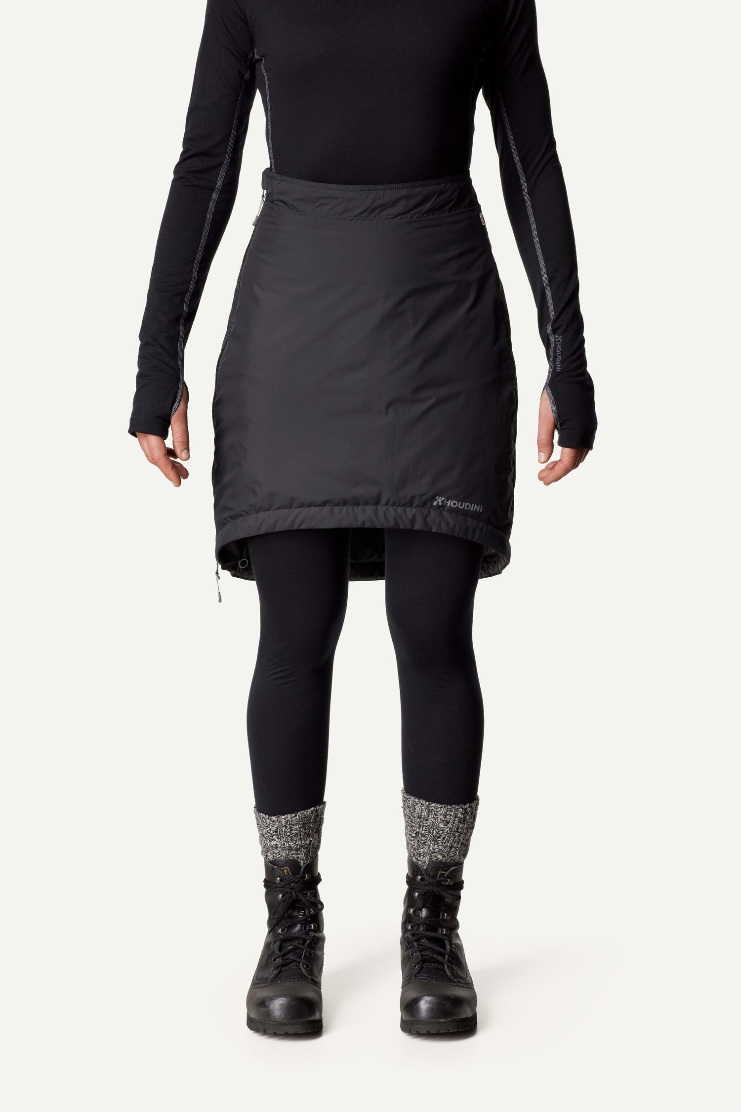Houdini Unisex Sleepwalker - Recycled Polyester True Black Skirt