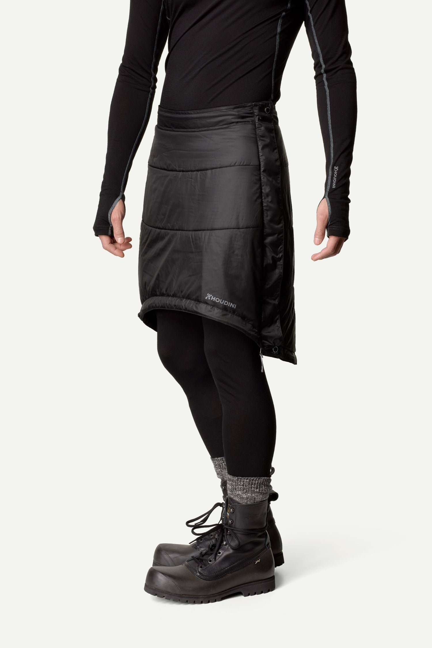 Houdini Unisex Sleepwalker - Recycled Polyester True Black Skirt
