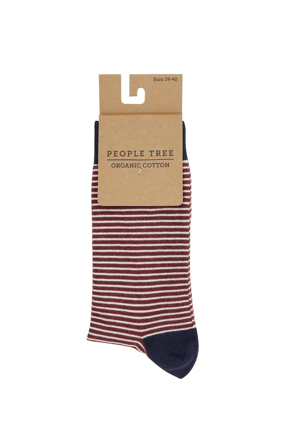 People Tree Stripe Socks - Organic certificeret bomuld - Weekendbee - sustainable sportswear