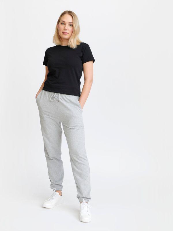 Pure Waste Unisex Sweatpants - Recycled Cotton & Recycled Polyester Grey Melange Pants