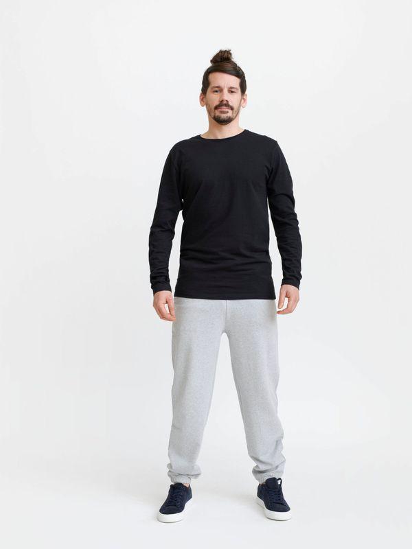 Pure Waste Unisex Sweatpants - Recycled Cotton & Recycled Polyester Grey Melange Pants