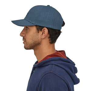 Patagonia Unisex Tin Shed Hat - Recycled Polyester P-6 Logo: Stone Blue