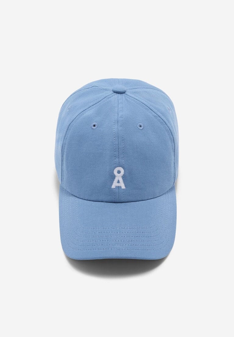 Armedangels Unisex Yenaas Bold cap - 100% Organic Cotton Iceberg Blue Headwear