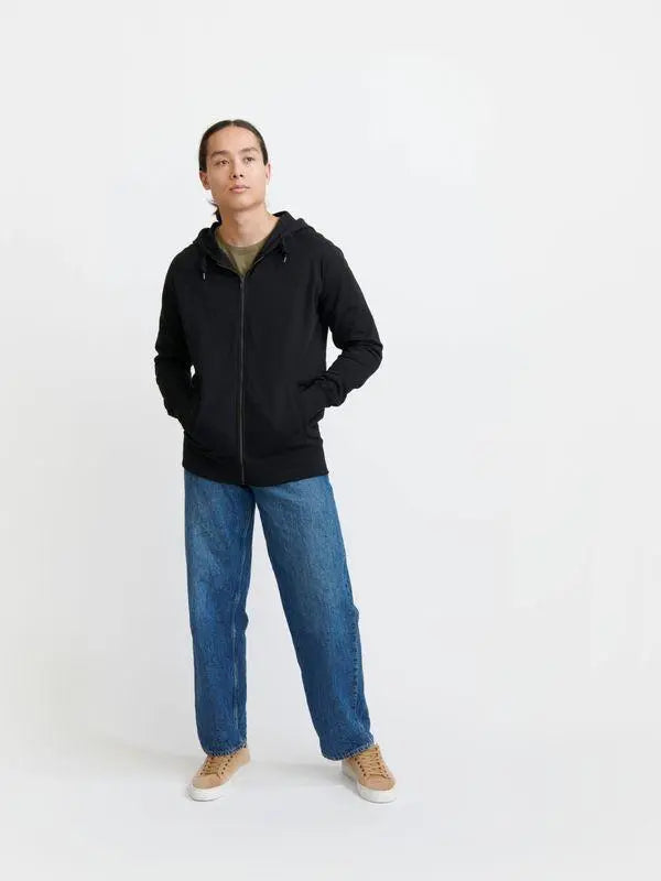 Unisex Zip Hoodie Raglan - Recycled Cotton & Recycled Polyester Shirt Pure Waste