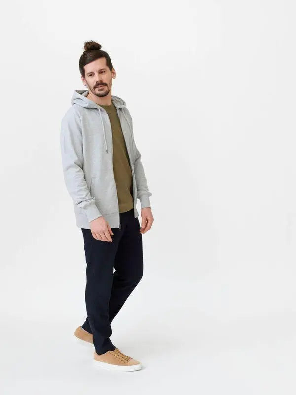 Unisex Zip Hoodie Raglan - Recycled Cotton & Recycled Polyester Shirt Pure Waste