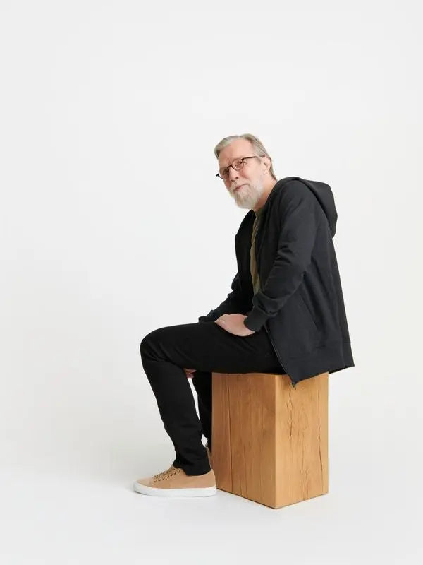 Unisex Zip Hoodie Raglan - Recycled Cotton & Recycled Polyester Shirt Pure Waste