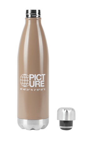 Picture Organic Urbanna Bottle - BPA free stainless steel Dark Stone
