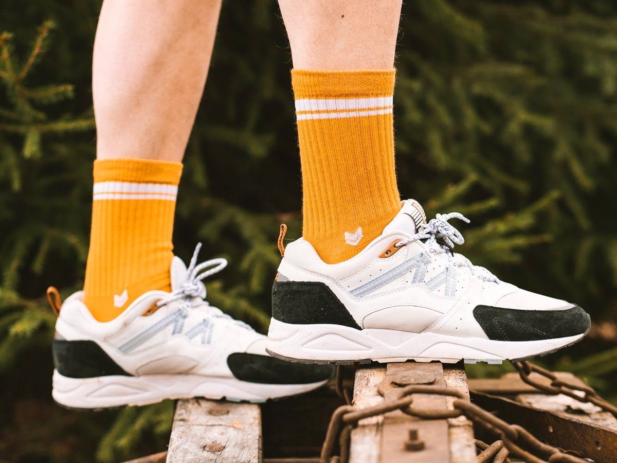 VAI-KØ Crew Sock - Merino Wool Autumn Gold Socks