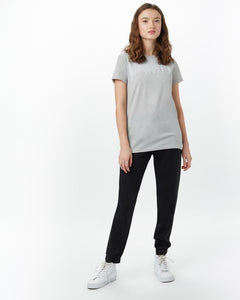 Tentree W's Juniper SS Tee - Made From Recycled Polyester & Organic Cotton Hi Rise Grey Heather Shirt